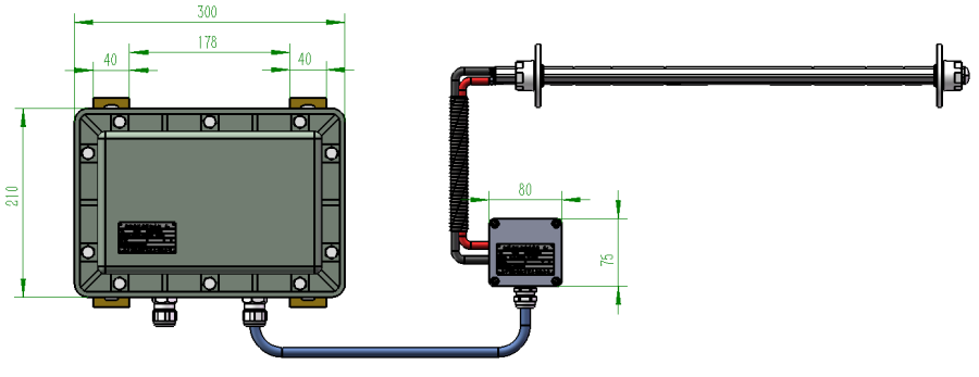 YGM305 Explosion-Proof Air Speed And Volume Trans